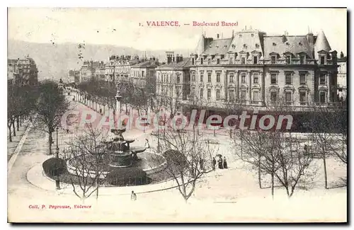 Cartes postales Valence Boulevard Bancel