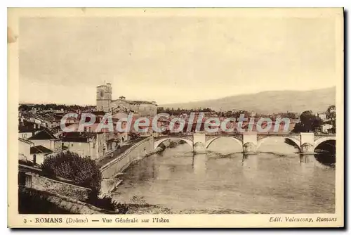 Cartes postales Romans Vue Generale Sur I'Isere