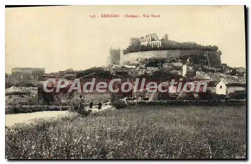 Cartes postales Grignan Chateau Vue Nord