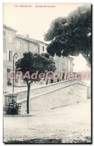 Cartes postales Grignan Montee St Antoine