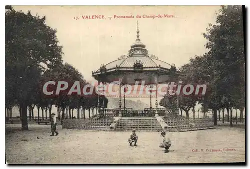 Cartes postales Valence Promenade Du Champ de Mars