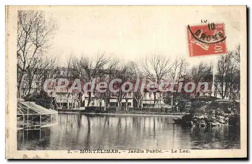 Cartes postales Montelimar Jardin Public Le Lac