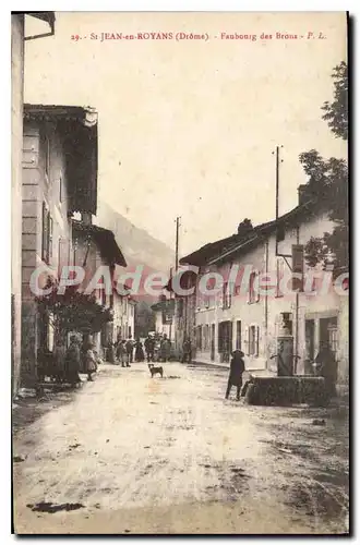 Cartes postales St Jean En Royans Faubourg Des Brous