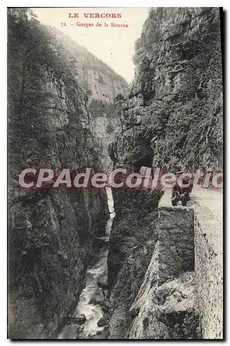 Ansichtskarte AK Le Vercors Gorges De La Bourne