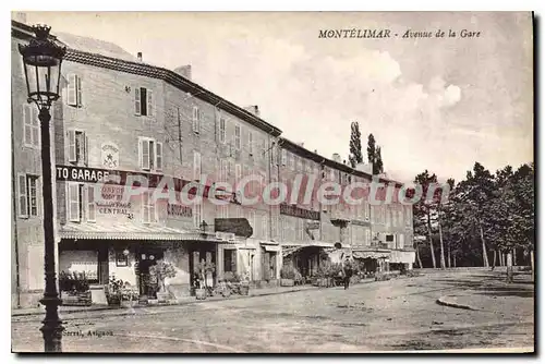 Cartes postales Montelimar Avueme De La Gare