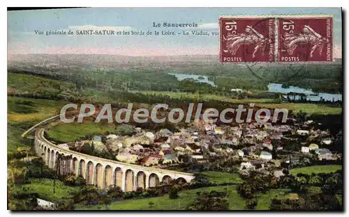 Cartes postales Saint Satur Et Les Bords De La Loire Le Viaduc