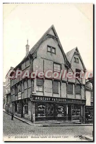 Cartes postales Bourges Maison Nalale De Jacques Coeur