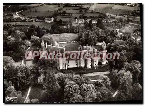 Cartes postales moderne Meillant Vue Aerienne Le Chateau Partle Feodale