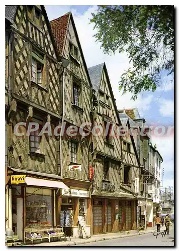 Cartes postales moderne Bourges Vieilles Maisons Place Gordaine