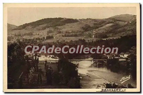 Cartes postales Beaulieu Sur Dordogne Vue Generale Sur Altillac Le Pont