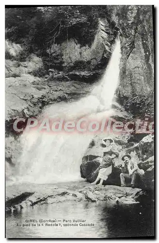 Cartes postales Gimel Parc Vuillier Au Pied De La Redole Seconde Cascade