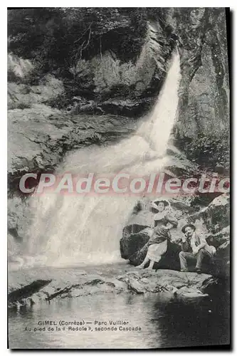 Cartes postales Gimel Parc Vuillier Au Pied De La Redole seconde Cascade
