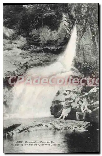 Cartes postales Gimel Parc Vuillier Au Pied De La Redole Seconde Cascade