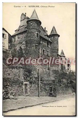 Cartes postales Uzerche Chateau Pontier