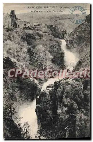 Cartes postales Parc Vuillier Gimel Les Cascade Vue D'Ensemble