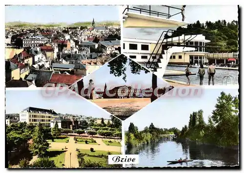 Cartes postales moderne Brive Vue Generale Piscine Gaetan Devaud Createur