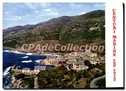 Moderne Karte Corse Ile De Beaute Paradis D'Ete Centuri Cap Corse