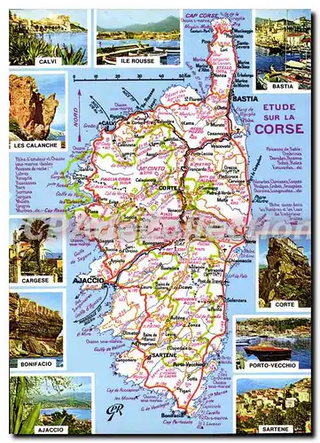 Cartes postales moderne La Corse Ile De Beaute Cedee A La France Ajaccio