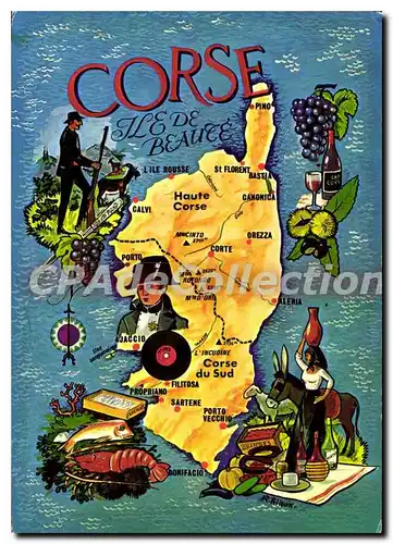 Cartes postales moderne La Corse Ajaccio Bastia Sous Prefectures