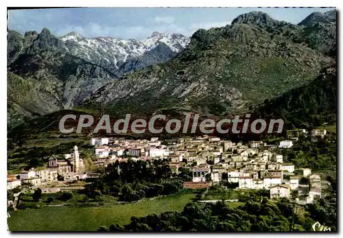 Cartes postales moderne La Corse Calenzana Vue Generale Aerienne