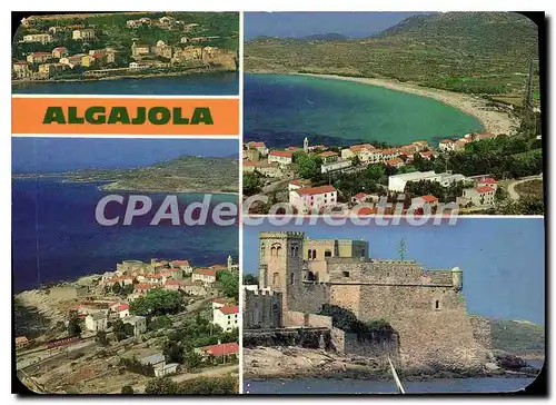 Cartes postales moderne La Corse Algajola Cite Baineaire De La Balange Aux
