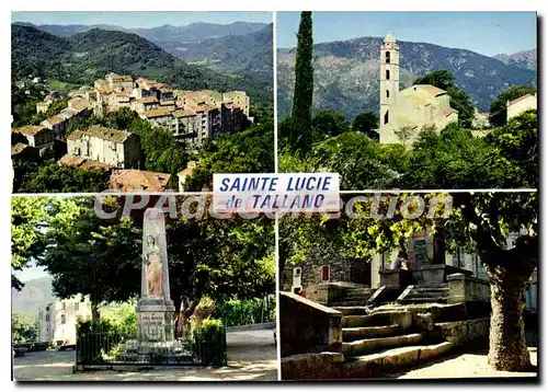 Cartes postales moderne La Corse Sainte Lucie De Tallano Divers Aspects Du Village