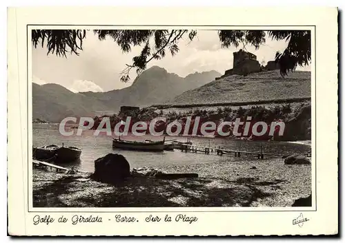 Cartes postales moderne La Corse Sur La Plage Golfe De Giralata