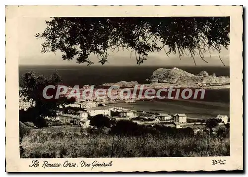 Cartes postales moderne La Corse ILe Rousse Vue Generale