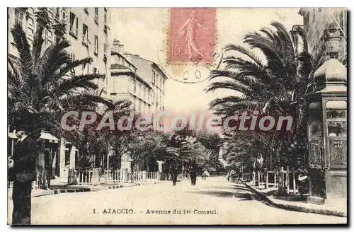 Cartes postales Ajaccio Avenue Du Consul