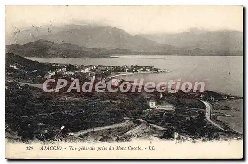 Cartes postales Ajaccio Vue Generale Prise Du Mont Cacalo