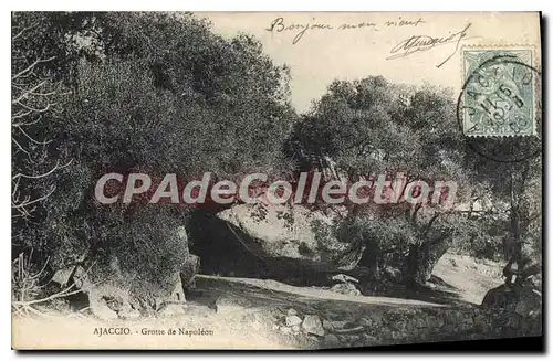 Cartes postales Ajaccio Gritte De Napoleon