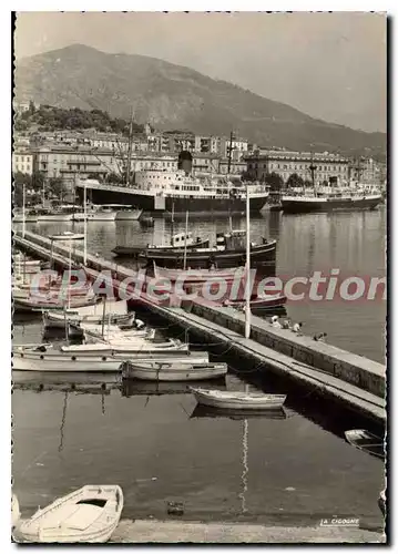 Moderne Karte Ajaccio Le Port Et Les Barques De Peches