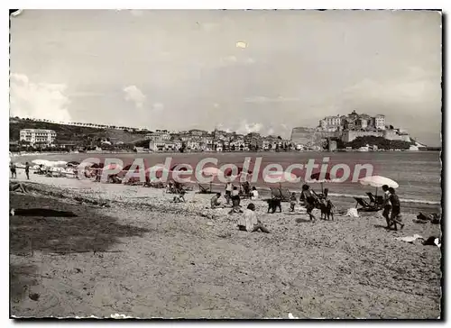 Moderne Karte Calvi La Plage