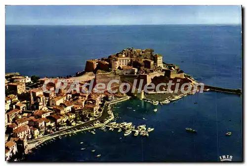 Cartes postales moderne Calvi Vue Partielle De la Ville La Marine Et La Citadelle
