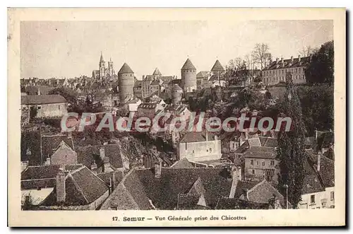 Cartes postales Semur Vue Generale Prise Des Chicottes