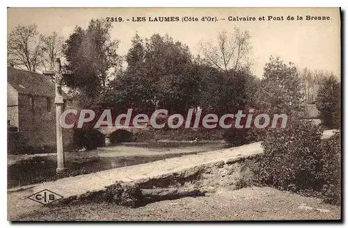 Cartes postales Les Laumes Calvaire Et Pont De La bren