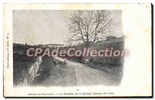 Ansichtskarte AK Abbaye De Flavigny La Fontaine De La Recluse Marque Des Anis