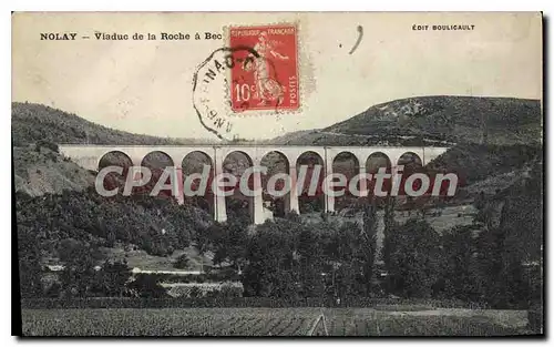 Cartes postales Nolay Viaduc De La Roche A Bec