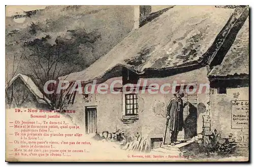Cartes postales Nos Bons Le Beaune Sommeil Justifie