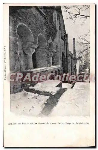 Cartes postales Abbaye De Flavigny Restes Du Coeur De La Chapelle Benedicune