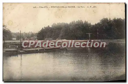 Cartes postales Pontailler Sur Saone Le Port