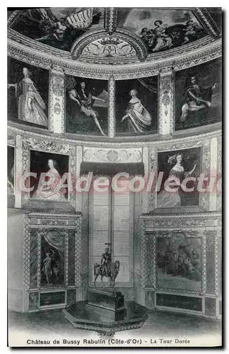 Cartes postales Chateau De Bussy Rabutin La Tour Doree