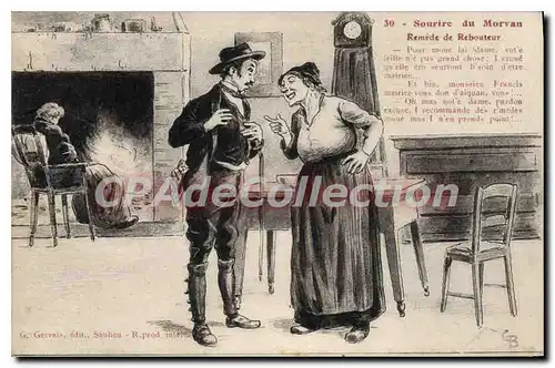 Cartes postales Sourire Du Morvan Remede De Rebouteur