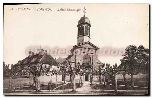 Cartes postales Arnay Le Duc Eglise Historique
