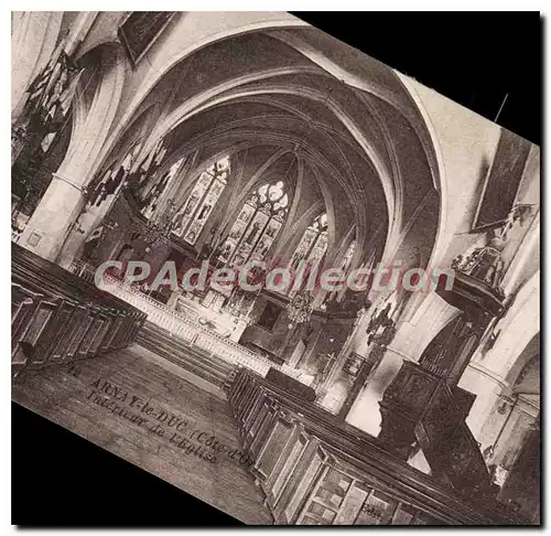 Cartes postales Arnay Le Duc Eglise Historique