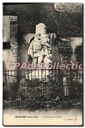 Cartes postales Messigny Le Monument Militaire