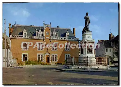 Cartes postales moderne Auxonne Hotel De Ville Et Statue De Napoleon