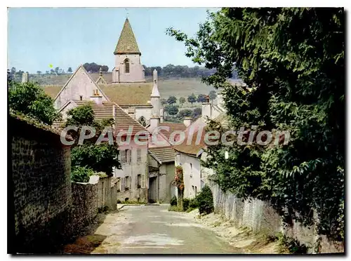 Cartes postales moderne St Seine I'Abbaye Echappee Vers I'Eglise