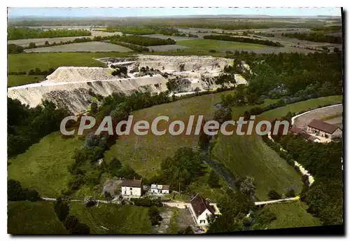 Cartes postales moderne Chamesson Vue Aerienne Les Carrieres