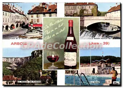 Cartes postales moderne Arbois Jura Place de la Liberte La Reculee des Planches